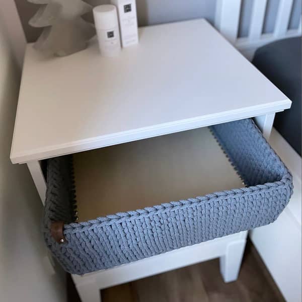 Korb eckig 32 x 37x14 cm passend zu Ikea Nachttisch