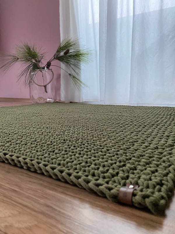 teppich avocado 120 x 120 cm